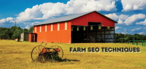 a orange color shed in a wide farm